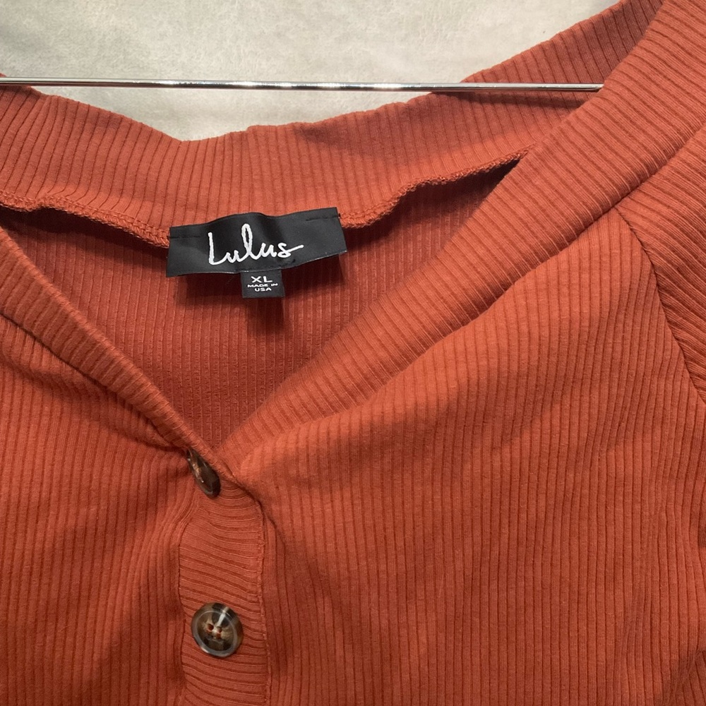 Lulus Ribbed Bodysuit - Picture 2 of 3